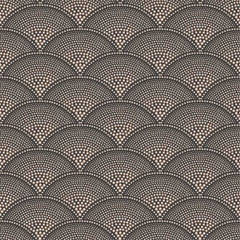 Feather Fan Wallpaper Charcoal/Bronze Cole and Son