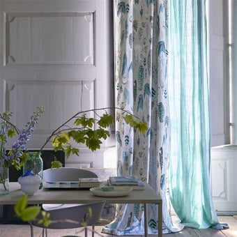 Quill Fabric Duck egg Designers Guild