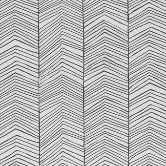 Papel pintado Herringbone Black/White Ferm Living