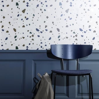 Terrazzo Wallpaper Grey Ferm Living