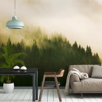 Into the woods Fire Forest Panel 418,5x270 cm Coordonné