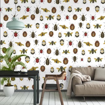 Coleopter Wallpaper Blanc Tres Tintas Barcelona