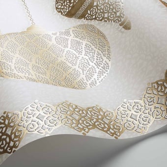Borde Fez Gilver/Parchment Cole and Son