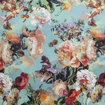 Botanique Fabric Bleuet Jean Paul Gaultier
