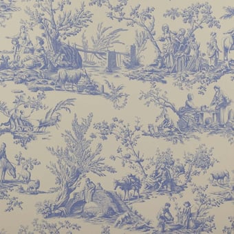 Tapete Bellegarde Bleu Manuel Canovas