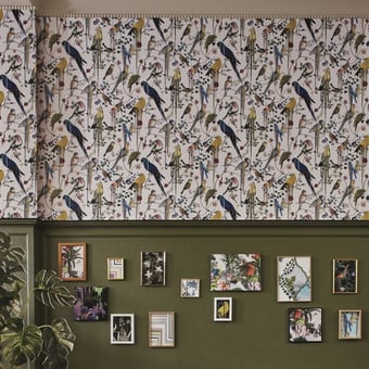 Papel pintado Birds Sinfonia Crépuscule Christian Lacroix