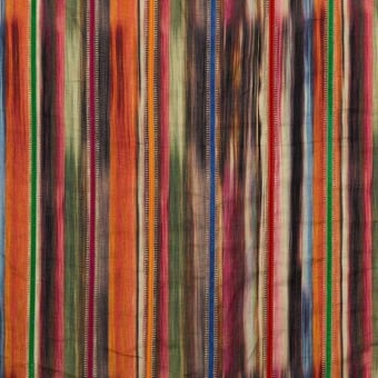 Bohemian Stripe Fabric Multi Mulberry