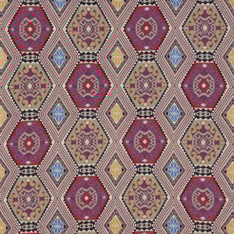 Magic Carpet Fabric Woodsmoke Mulberry