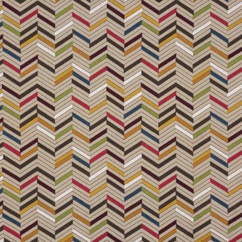 Carousel Fabric Spice/Plum Mulberry