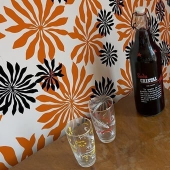Tapete Fleur Black MissPrint
