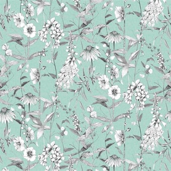 Emilie Fabric Aqua Designers Guild