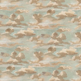 Tessuto Clouds Sky blue John Derian