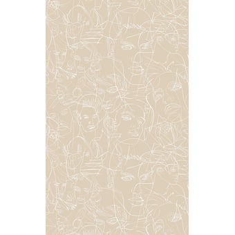Papier peint Gouache Nude Jean Paul Gaultier