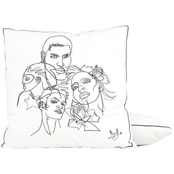 Amities Cushion Blanc Jean Paul Gaultier