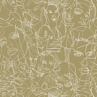 Gouache Wallpaper Nude Jean Paul Gaultier
