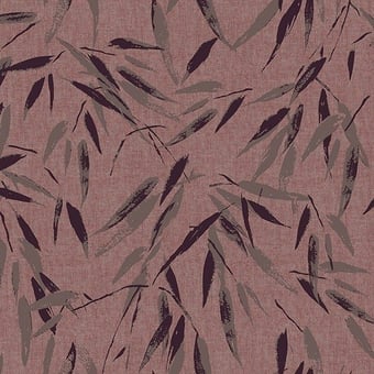Bambou Wall covering Fuchsia Flamant