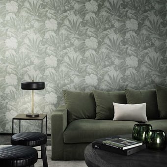 Expédition Wall covering Vert de feuille Flamant