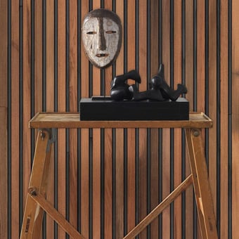 Wandverkleidung Timber Strips I Wall covering Noir/Brun NLXL by Arte