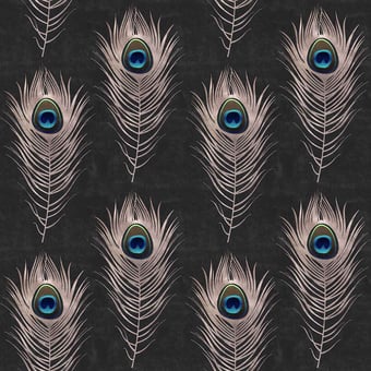Panoramatapete Peacock Copper/Blue/Green Mindthegap