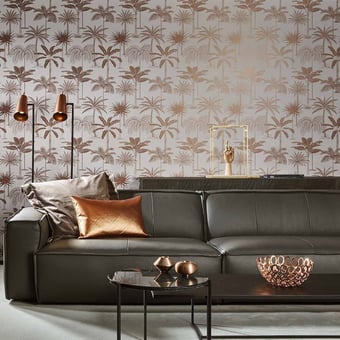 Carta da parati Royal Noir/Blanc Hookedonwalls