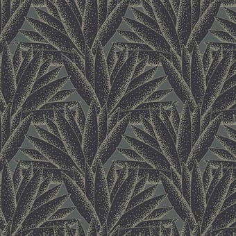 Carta da parati Majestic Noir/Gris Hookedonwalls