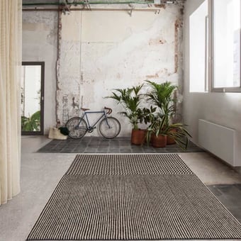 Alfombras Blur Black 200x300cm Nanimarquina