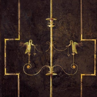 The Swan Panel Yellow/Taupe Mindthegap