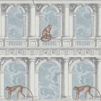 Papel pintado Procuratie con vista Bleu/Gris Cole and Son