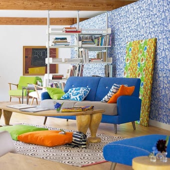 Papel pintado Rosario Aqua Designers Guild