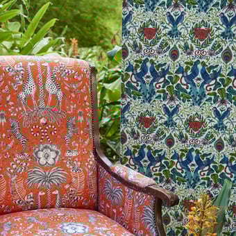 Amazon Wallpaper Blue Clarke and Clarke