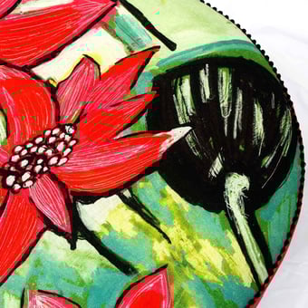 Nouméa Fabric Rose Lalie Design