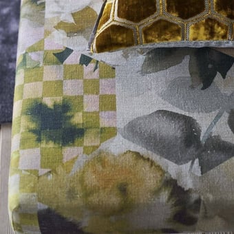 Kashmiri Fabric Magenta Designers Guild