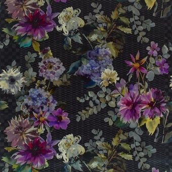 Shalimar Garden Fabric Amethyst Designers Guild