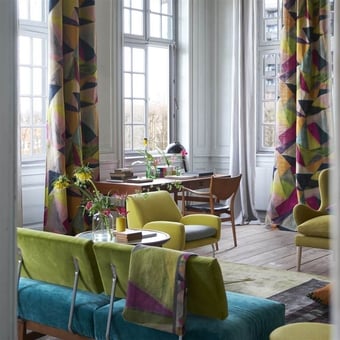 Shikhara Fabric Berry Designers Guild
