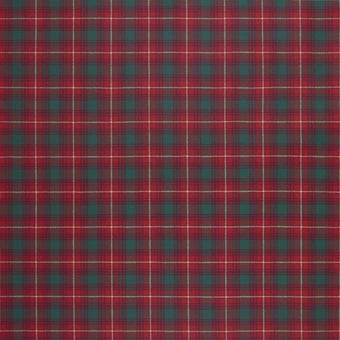 Doncaster Tartan Fabric Evening Red Ralph Lauren