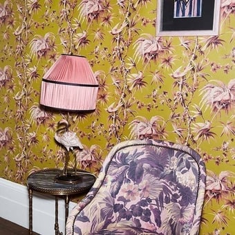 Aurora Wallpaper Charteuse House of Hackney