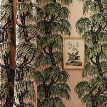 Babylon Fabric Blush/Willow House of Hackney