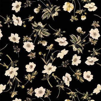 Poppium Wallpaper Black House of Hackney