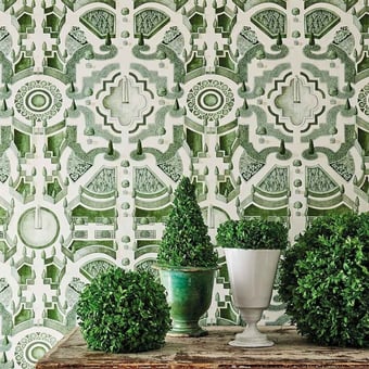 Topiary Wallpaper Vert Cole and Son