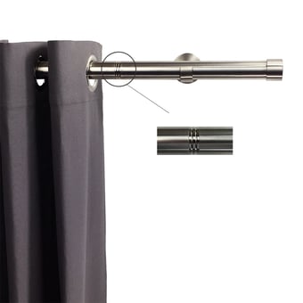 Tringle linoea Inox Nickel Cap 102 cm Getynd