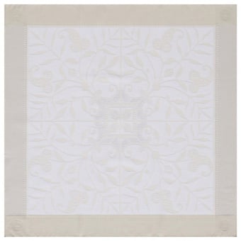 Tovagliolo de table Venezia Coton Ivoire Le Jacquard Français