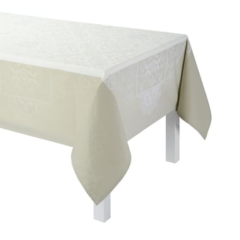 Tovaglia Venezia Coton 175x250 Ivoire Le Jacquard Français