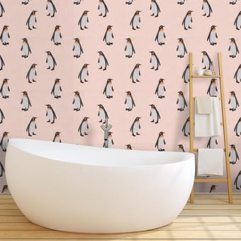 Emperor Wallpaper Pink Andrew Martin