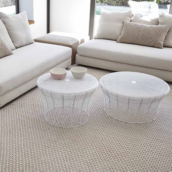 Alfombras Raw White 170x240cm Gan Rugs