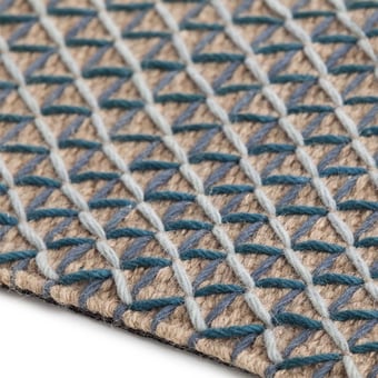 Raw Blue Rug 170x240 cm Gan Rugs