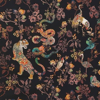 Siling Fabric Ebano Etro