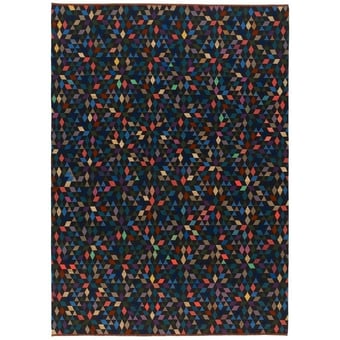 Tappeti Diamond Black 160x240 cm Golran