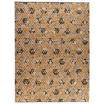 Trianglehex Gold Rug 160x240 cm Golran