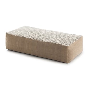 Grand pouf Raw Blue Gan Rugs