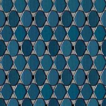 Papel pintado Sarah Lavoine L'illusion Bleu/Blanc Nobilis